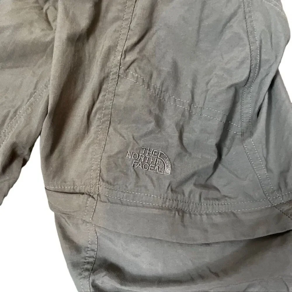The North Face Convertible Hiking Pants Zip Off Legs Outdoor Utility Charcoal XL